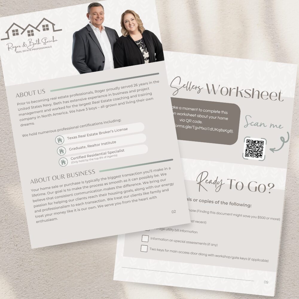 Real Estate Booklet Template